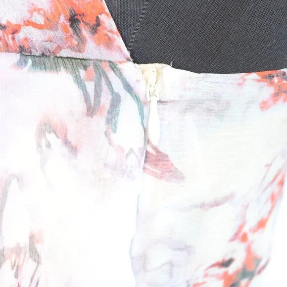 IRO Paris Jofrey Ruffle Mini Dress in Lilas Multico Sz 2 - Picture 8 of 10